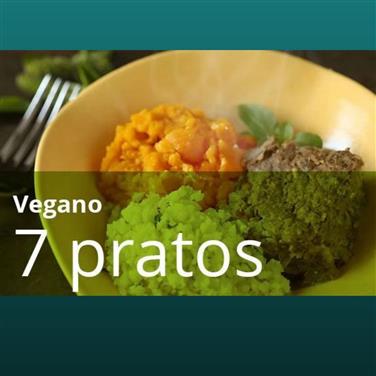 Kit - 7 Pratos veganos, sem glúten