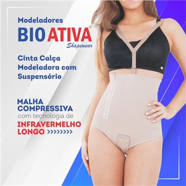 Cinta Calça BIOATIVA Modeladora com suspensório